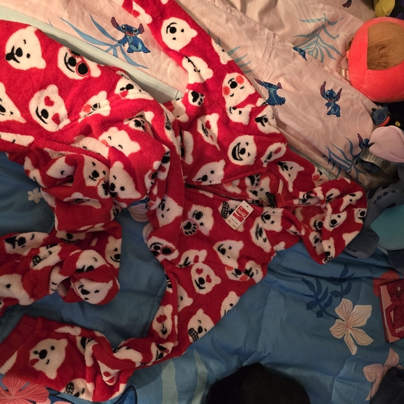 Coca-Cola Night wear onesie footie pajamas - Picture 1 of 3